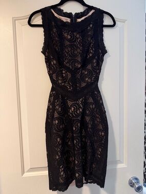 Like-New Black Lace Cocktail Dress by Nicole Miller, Size 4